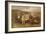 Donkeys out on the Moor, C.1890 (Oil on Canvas)-John Emms-Framed Giclee Print