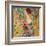 Donna con ventaglio-Gustav Klimt-Framed Art Print