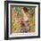 Donna con ventaglio-Gustav Klimt-Framed Art Print