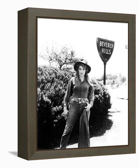 Donna Douglas - The Beverly Hillbillies-null-Framed Stretched Canvas