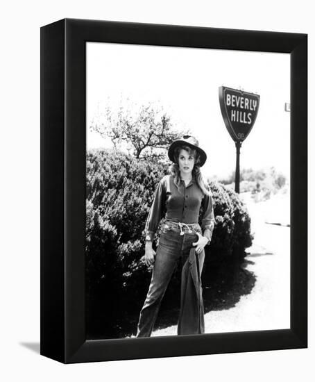 Donna Douglas - The Beverly Hillbillies-null-Framed Stretched Canvas