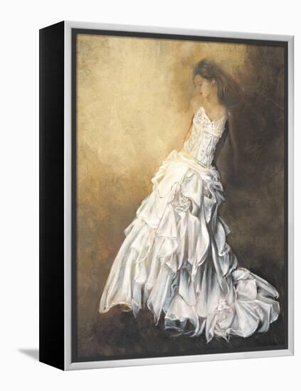 Donna in bianco-Andrea Bassetti-Framed Stretched Canvas