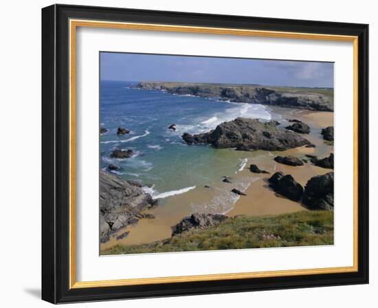 Donnant Beach, Belle Ile En Mer Island, Brittany, France, Europe-Guy Thouvenin-Framed Photographic Print