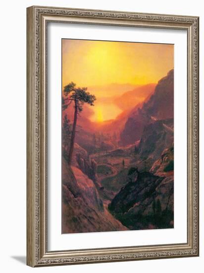 Donner Lake-Albert Bierstadt-Framed Art Print