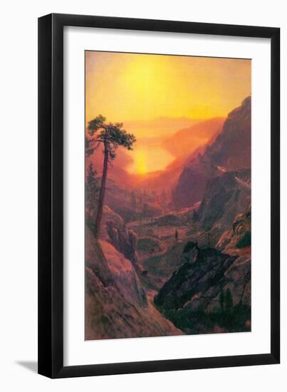 Donner Lake-Albert Bierstadt-Framed Art Print