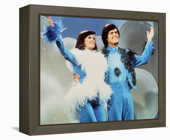 Donny and Marie-null-Framed Stretched Canvas