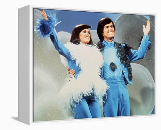 Donny and Marie-null-Framed Stretched Canvas