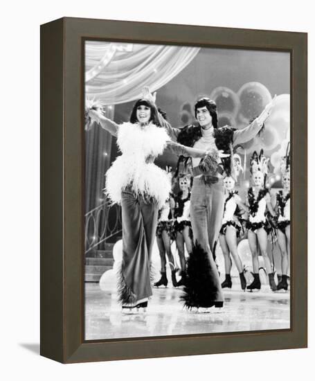 Donny and Marie-null-Framed Stretched Canvas