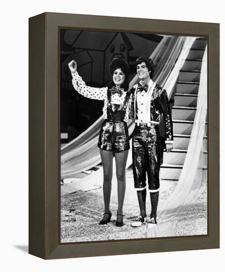 Donny and Marie-null-Framed Stretched Canvas