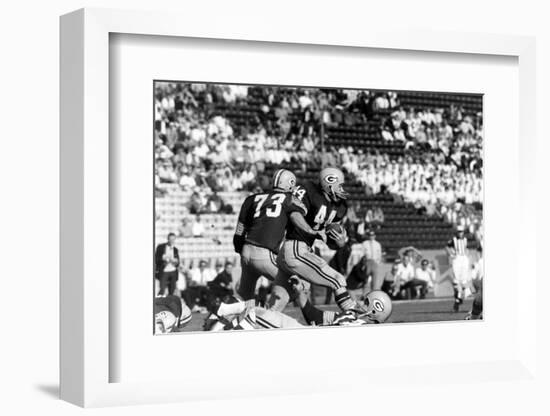 Donny Anderson #44 of Greenbay Packers,Super Bowl I, Los Angeles, California January 15, 1967-Art Rickerby-Framed Photographic Print