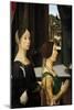 Donors Violante Bentivoglio and Elisabetta Aldobrandini-Domenico Ghirlandaio-Mounted Giclee Print