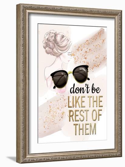 Dont Be Like-Kimberly Allen-Framed Art Print