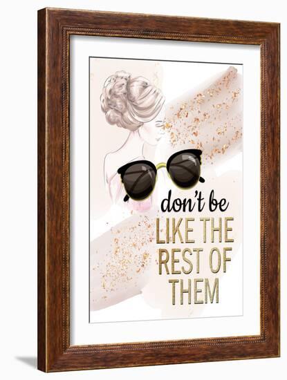 Dont Be Like-Kimberly Allen-Framed Art Print