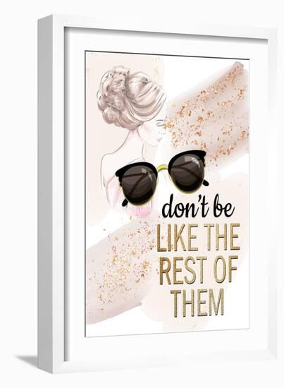 Dont Be Like-Kimberly Allen-Framed Art Print