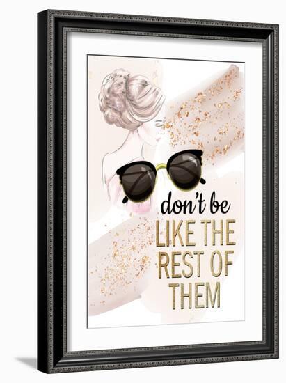 Dont Be Like-Kimberly Allen-Framed Art Print