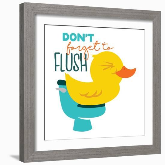 Dont Forget Flush-Jace Grey-Framed Art Print