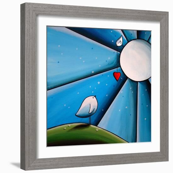 Dont Let the Stars Get in Your Eyes-Cindy Thornton-Framed Art Print