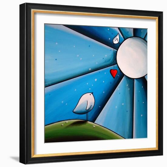 Dont Let the Stars Get in Your Eyes-Cindy Thornton-Framed Art Print