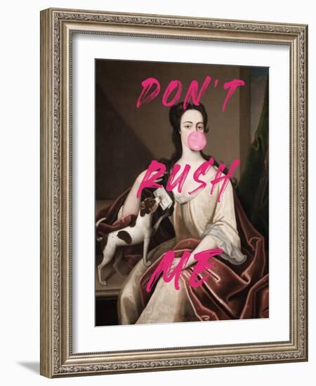 Dont Ruch Me / Altered Bubble Gum Art-The Art Concept-Framed Photographic Print