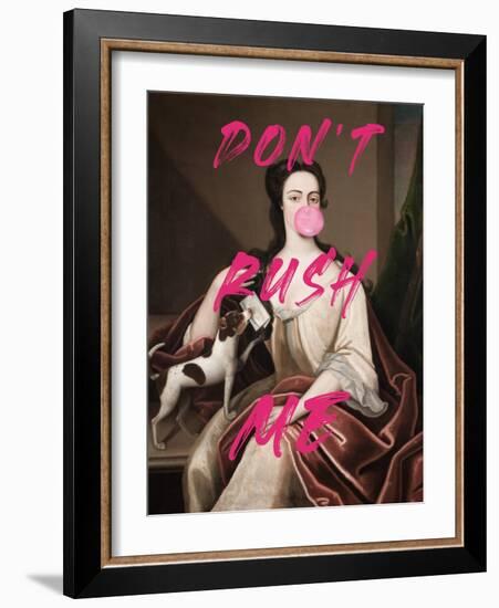 Dont Ruch Me / Altered Bubble Gum Art-The Art Concept-Framed Photographic Print