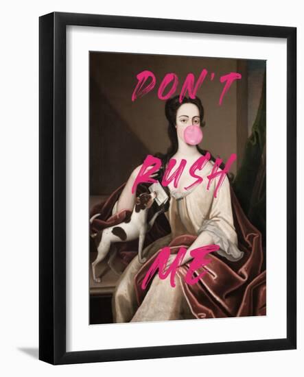 Dont Ruch Me / Altered Bubble Gum Art-The Art Concept-Framed Photographic Print