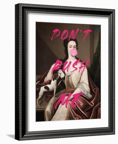 Dont Ruch Me / Altered Bubble Gum Art-The Art Concept-Framed Photographic Print