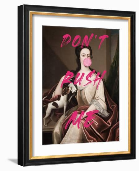 Dont Ruch Me / Altered Bubble Gum Art-The Art Concept-Framed Photographic Print