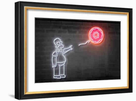 Donut Baloon-Octavian Mielu-Framed Art Print