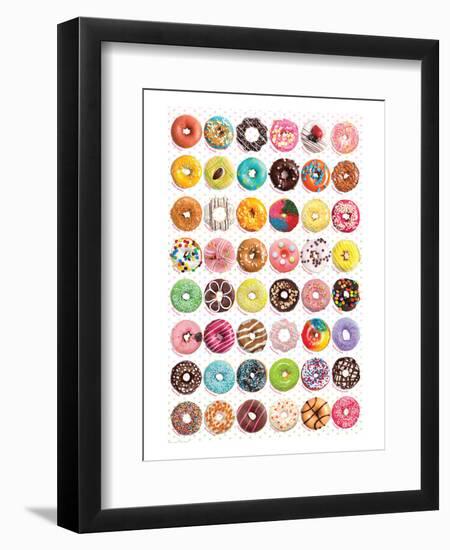 Donuts (Tops) SweetCollection-null-Framed Premium Giclee Print