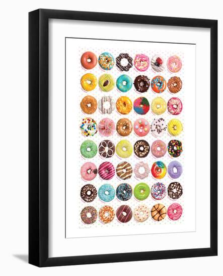 Donuts (Tops) SweetCollection-null-Framed Art Print