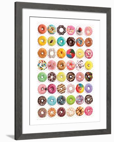 Donuts (Tops) SweetCollection-null-Framed Art Print