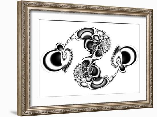 Doodle 4-Fractalicious-Framed Giclee Print