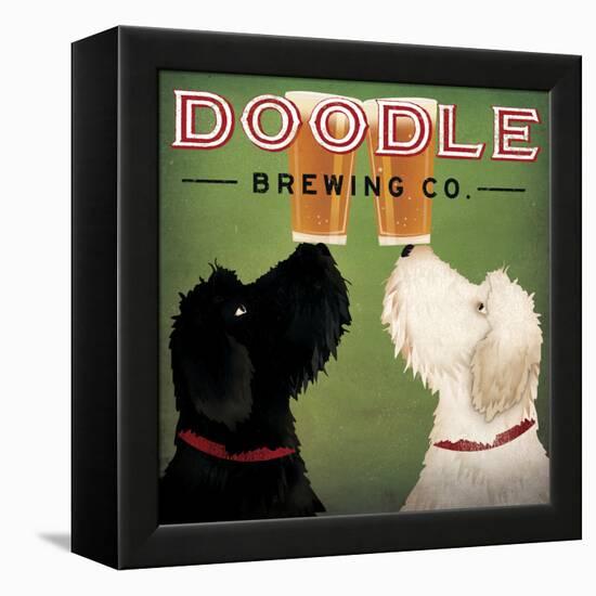 Doodle Beer Double III-Ryan Fowler-Framed Stretched Canvas
