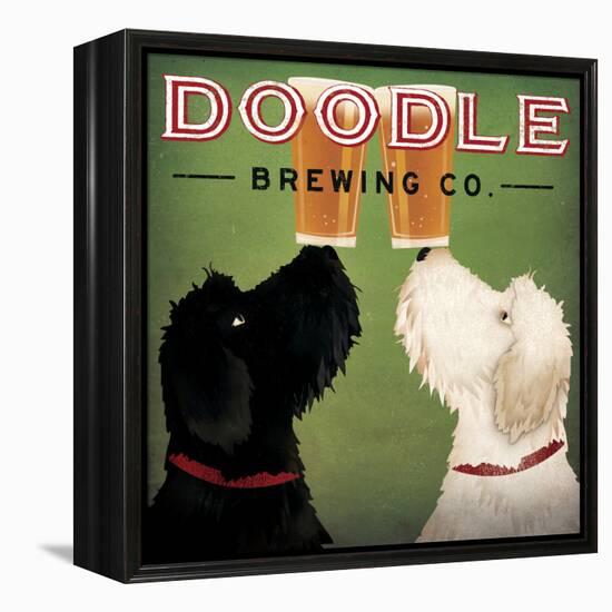 Doodle Beer Double III-Ryan Fowler-Framed Stretched Canvas