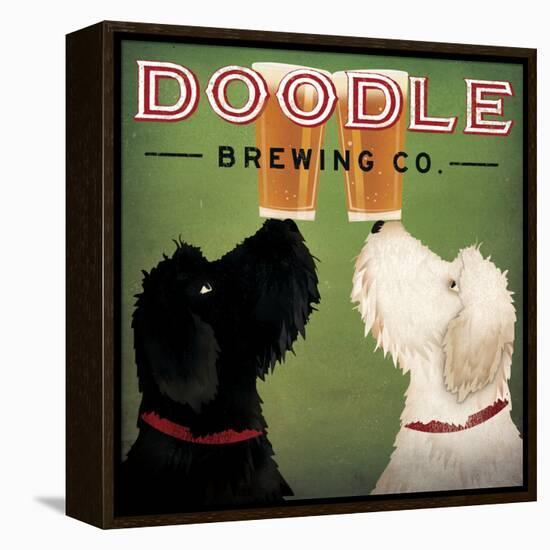 Doodle Beer Double III-Ryan Fowler-Framed Stretched Canvas