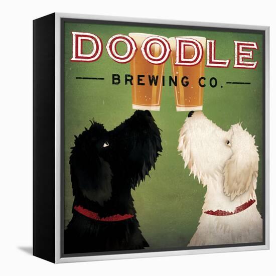 Doodle Beer Double III-Ryan Fowler-Framed Stretched Canvas