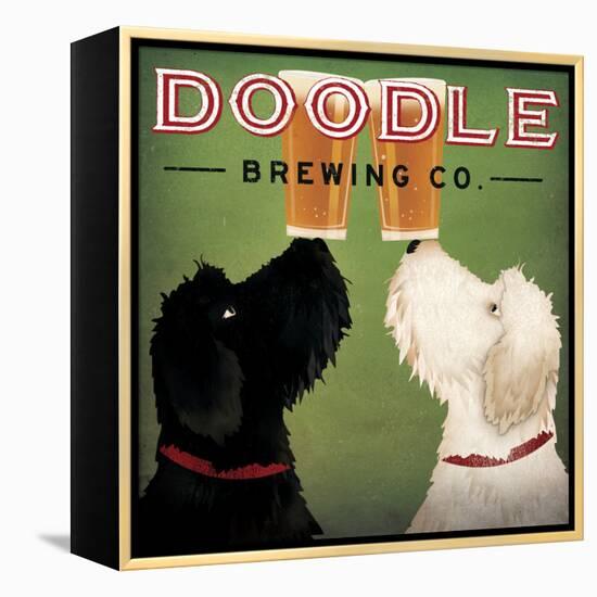 Doodle Beer Double III-Ryan Fowler-Framed Stretched Canvas