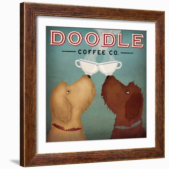 Doodle Coffee Double I-Ryan Fowler-Framed Art Print