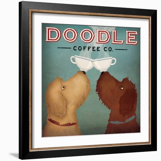 Doodle Coffee Double I-Ryan Fowler-Framed Art Print