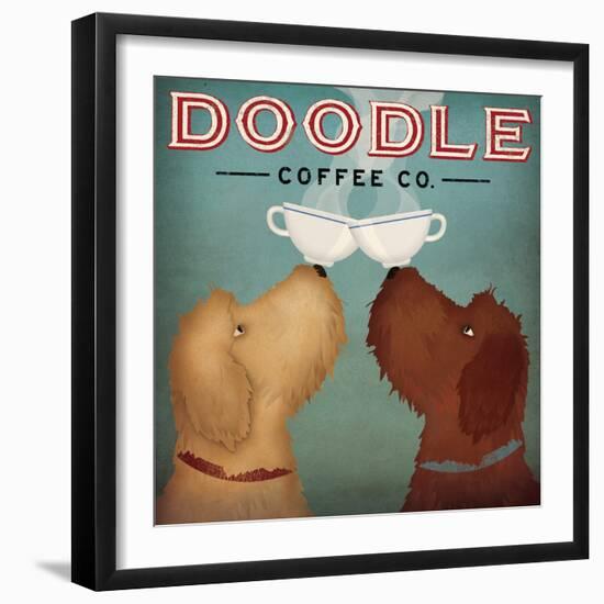 Doodle Coffee Double I-Ryan Fowler-Framed Art Print
