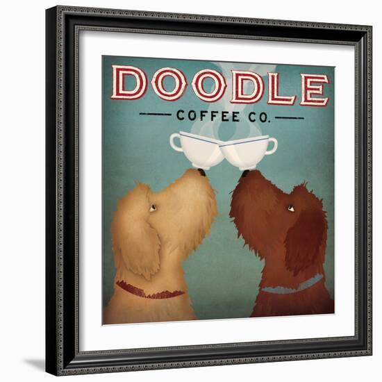 Doodle Coffee Double I-Ryan Fowler-Framed Art Print