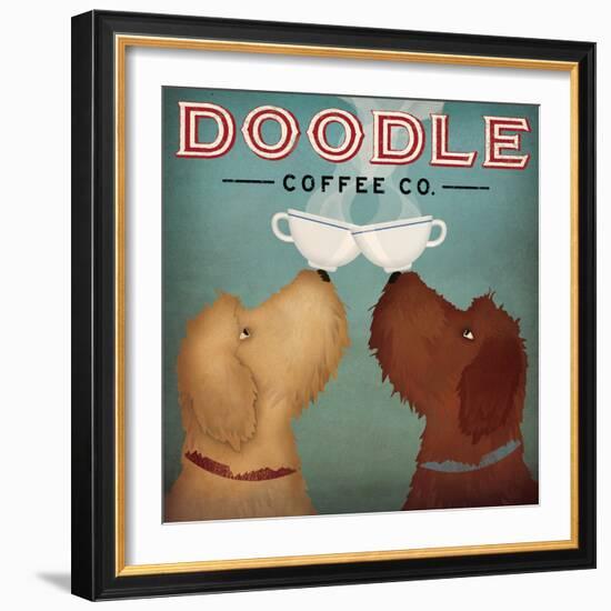 Doodle Coffee Double I-Ryan Fowler-Framed Art Print