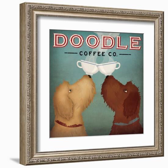 Doodle Coffee Double I-Ryan Fowler-Framed Art Print