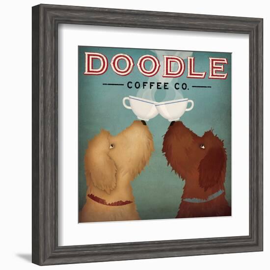 Doodle Coffee Double I-Ryan Fowler-Framed Art Print