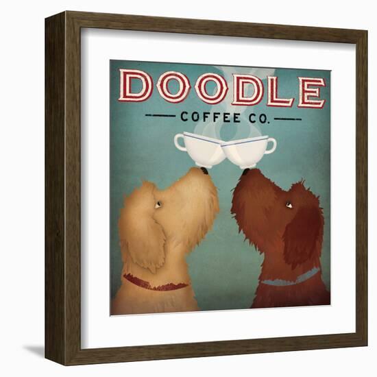 Doodle Coffee Double I-Ryan Fowler-Framed Art Print