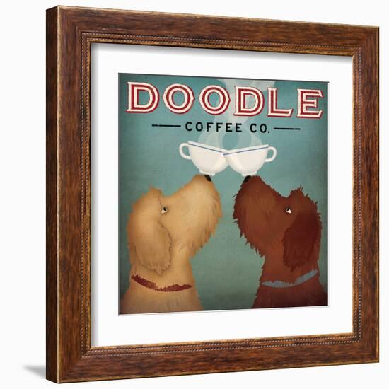 Doodle Coffee Double I-Ryan Fowler-Framed Art Print