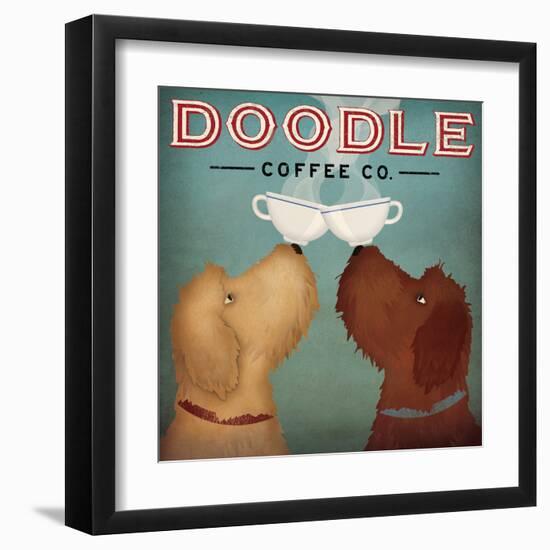 Doodle Coffee Double I-Ryan Fowler-Framed Art Print