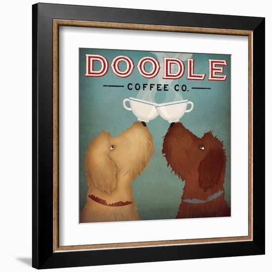 Doodle Coffee Double I-Ryan Fowler-Framed Art Print