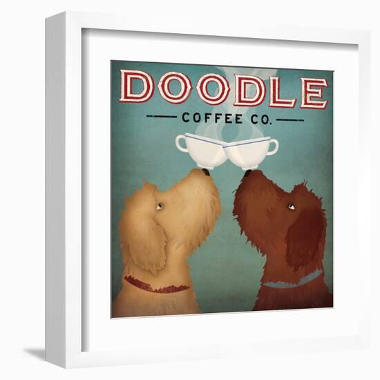 Doodle Coffee Double I-Ryan Fowler-Framed Art Print