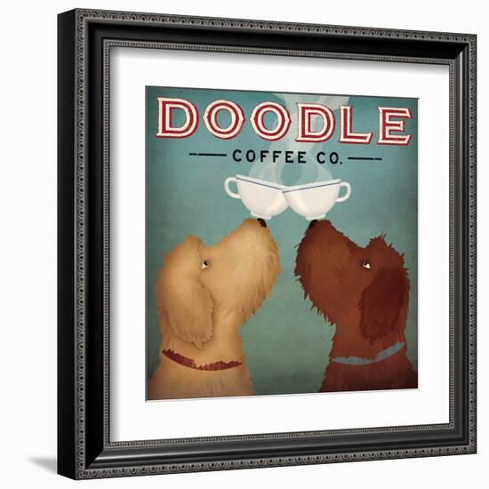 Doodle Coffee Double I-Ryan Fowler-Framed Art Print